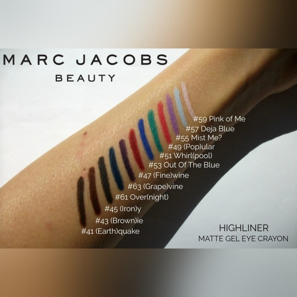Marc Jacobs Highliner Matte Gel Eye Crayon in (Pop)ular - Picture 3 of 7